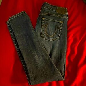 True Religion Halle Mid Rise Skinny Jeans size 31
